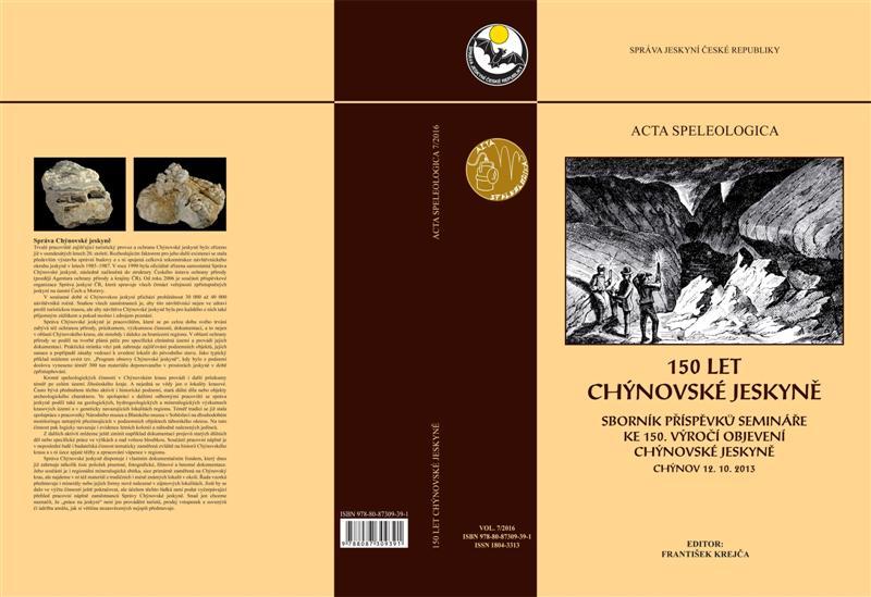 Acta Speleologica -  Chýnovská jeskyně